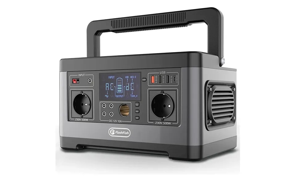Eu Direct Flashfish P63 500w Peak 1000w Portable Power Station Solar Power Generator Solar Generator Power Supply For