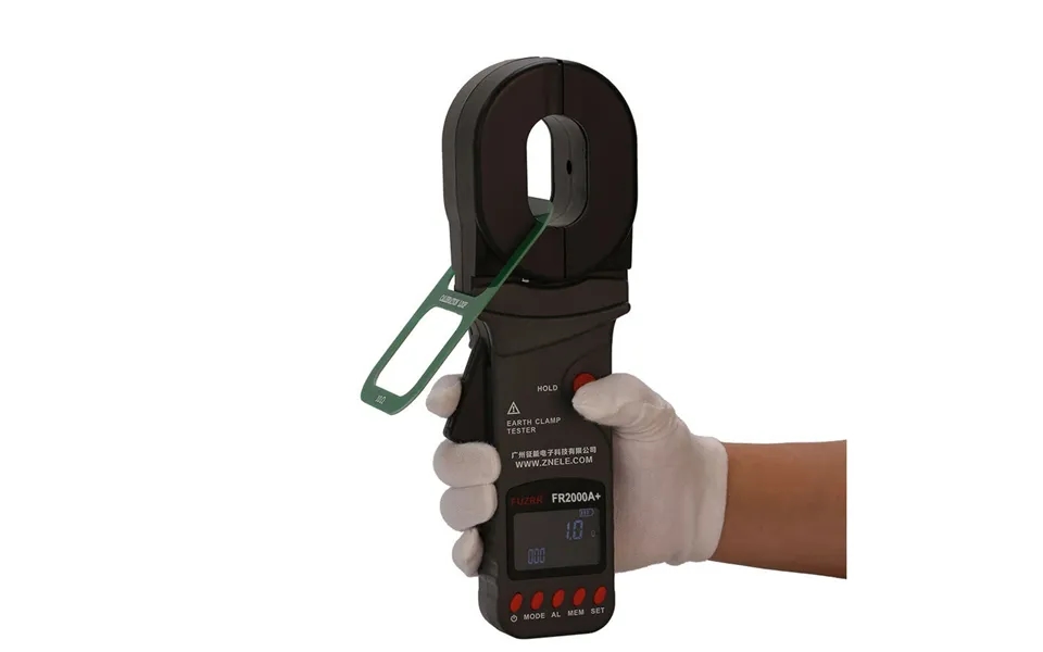 Eu Direct Fr2000a Clamp Ground Resistance Tester 0.01 -200 Loop Resistance Tester 300 Sets Of Data Storage