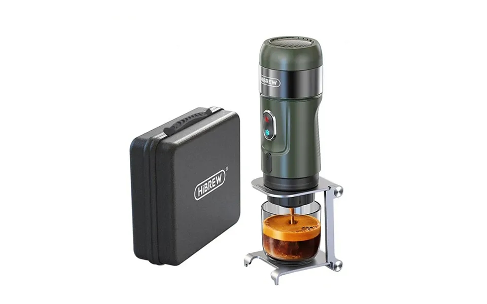 Eu Direct Hibrew H4b Wireless Electric Portable Espresso Coffee Machine & Storage Bag & Foldable Holder For Car & Home