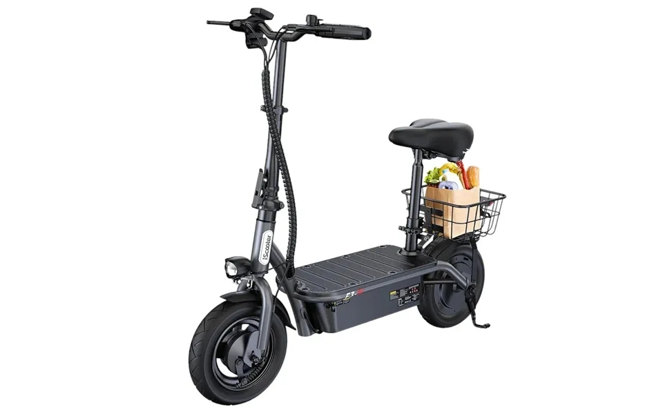 Eu Direct Iscooter F3 Electric Scooter With Seat 13ah 48v 1000w Motor 10 Inches Tire Electric Scooter 55-60km Mileage