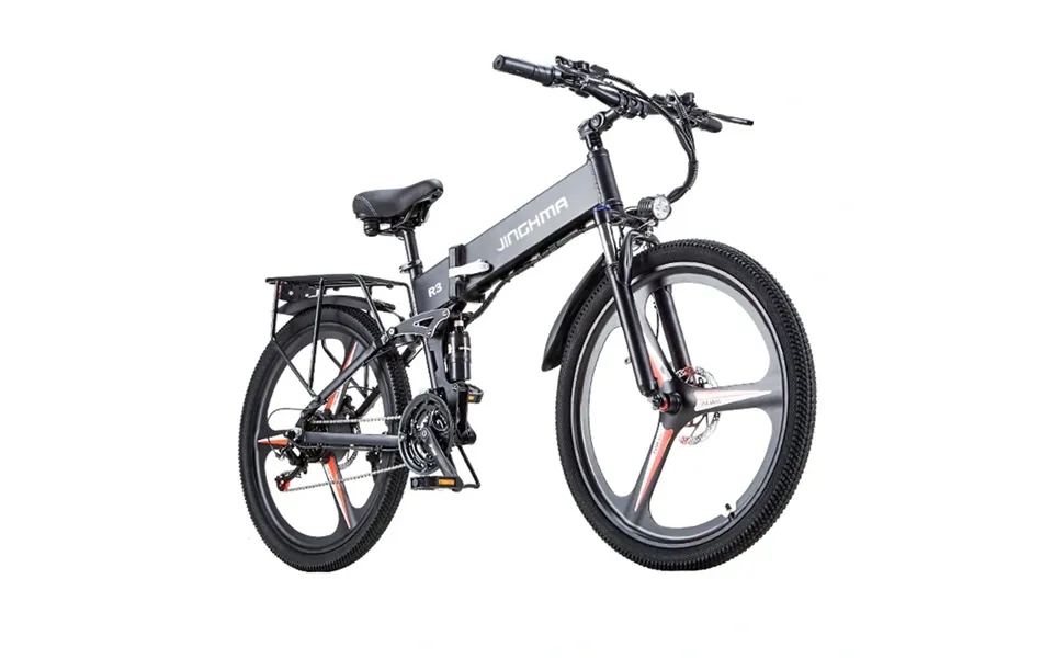 Eu Direct Jinghma R3s Electric Bike 800w Motor 48v 12.8ah Battery 26inch Tires 60-80km Mileage 180kg Max Load Folding