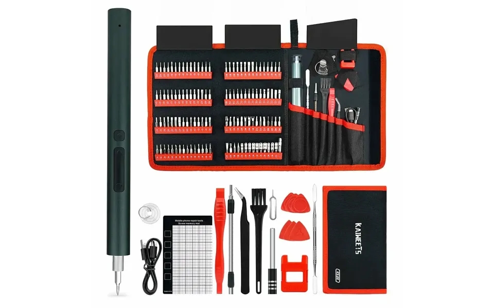 Eu Direct Kaiweets Es20 Electric Screwdriver Set 137-in-1 Cordless Precision Power Kit High-speed Adjustable Torque Mag
