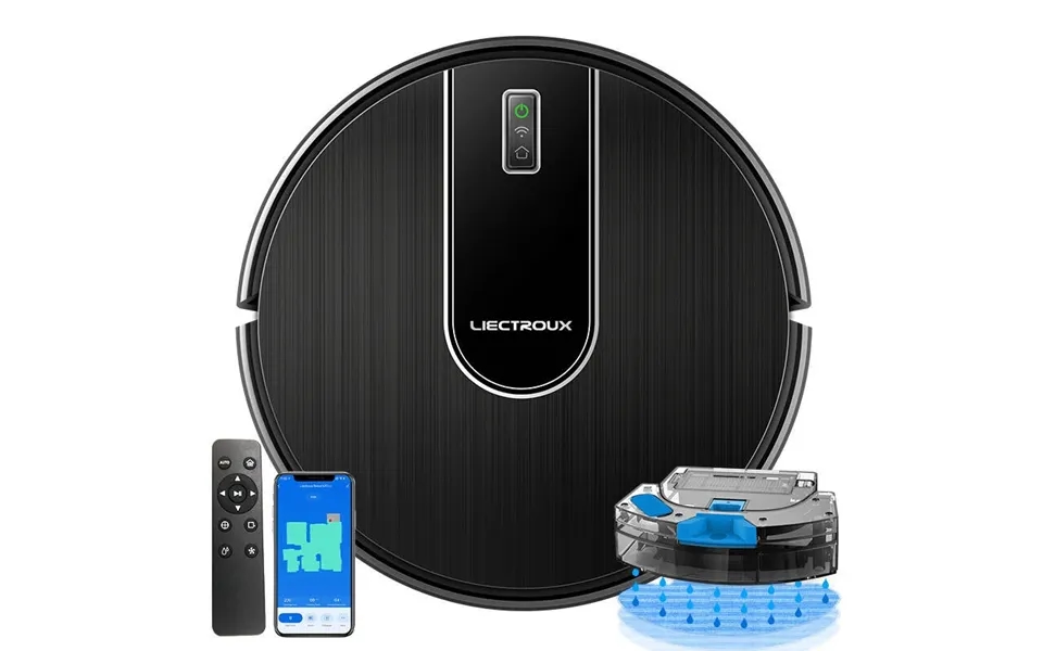 Eu Direct Liectroux N7s-u Robot Vacuum Cleaner And Wet Mop Combo,smart Mapping,wifi App And Remote Control,4000pa Sucti