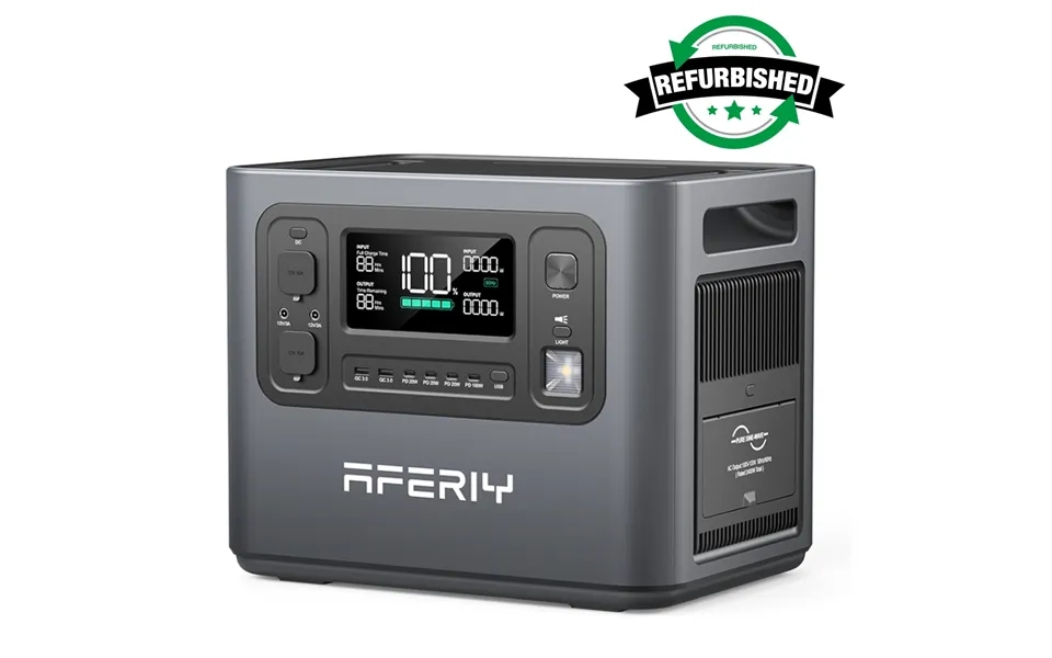 Eu Direct Refurbished Aferiy P210 2400w 2048wh Portable Power Station Lifepo4 Battery Solar Generation - Ups Pure Sine
