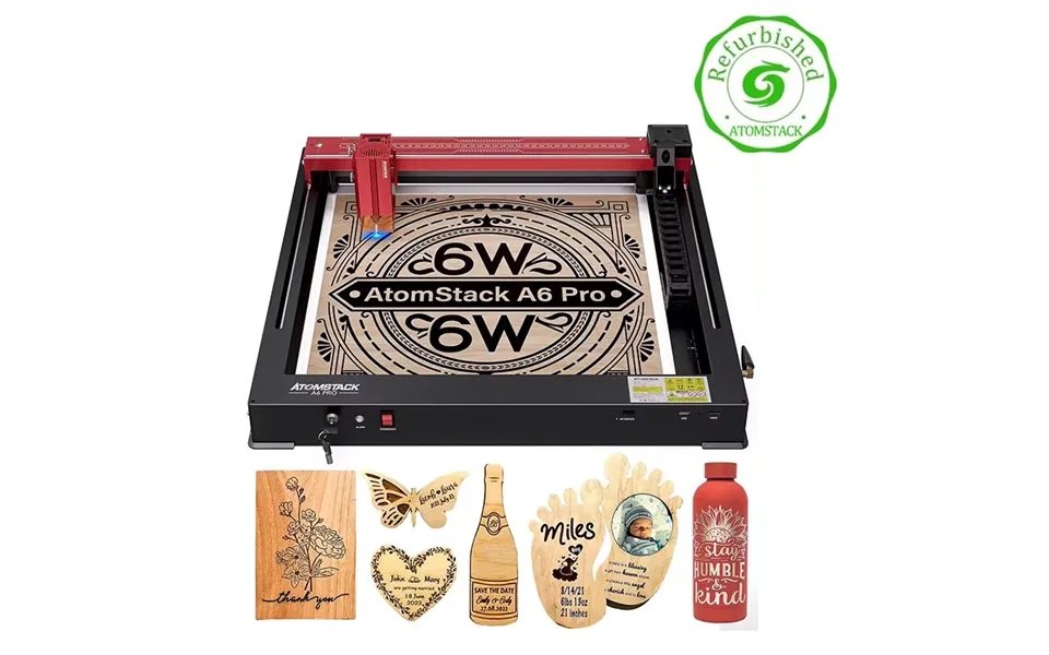 Eu Direct Refurbished Atomstack A6 Pro Laser Engraver 6w Laser Output Power Laser Engraving Machine With Installation