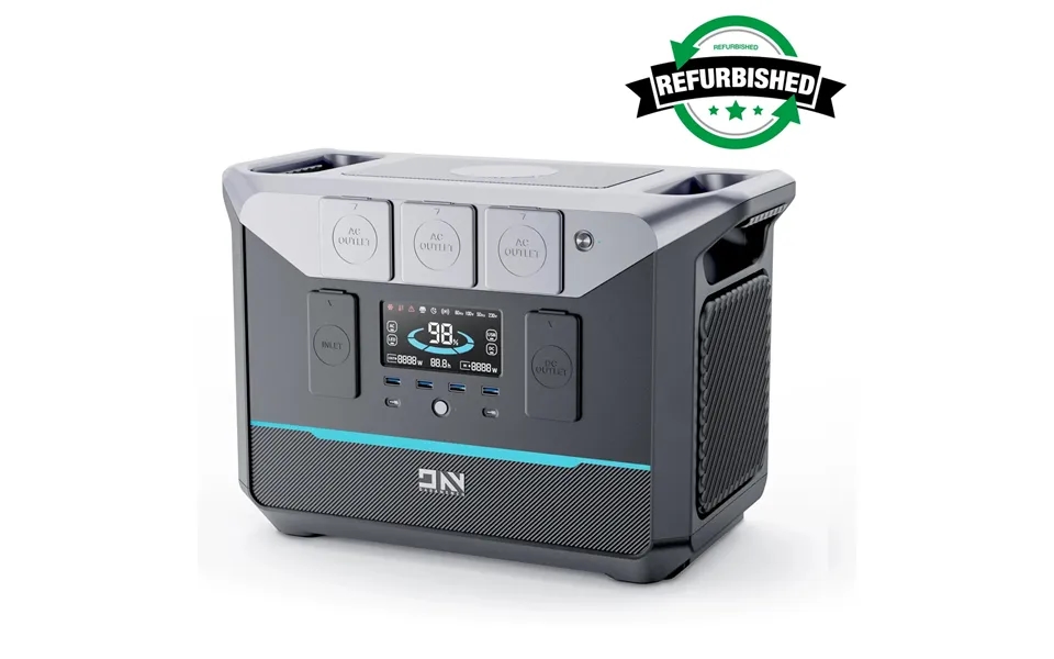 Eu Direct Refurbished Daranener Neo1500 Pro 1800w Lifepo4 Portable Power Station 1382