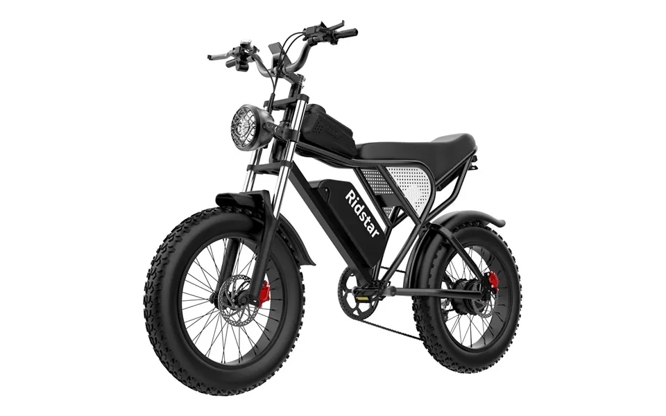 Eu Direct Ridstar Q20 Electric Bike 48v 20ah Battery 1000w Motor 20inch Tires 70-90km Max Mileage 150kg Max Load Elect