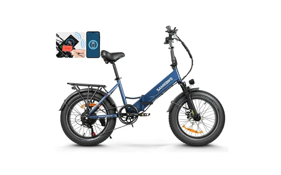 Eu Direct Samebike Lotdm200-ii Step-through Folding Electric Bike 48v 13ah 750w Motor 20inch 80km Max Mileage 150kg Ma