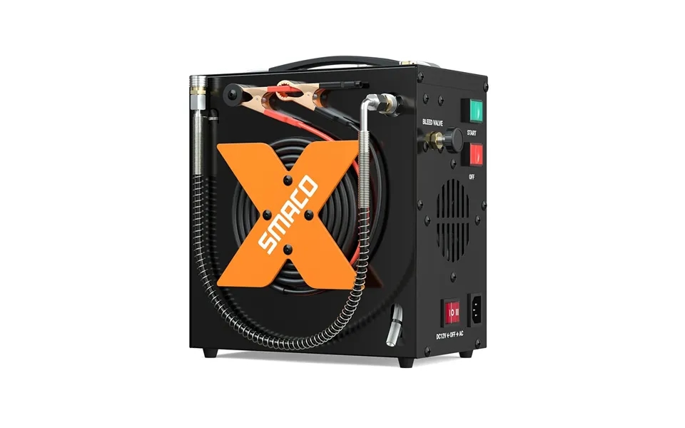 Eu Direct Smaco Air Compressor 4500psi 30mpa High Pressure Air Compressor For Scuba Tank - Oil-free & No-noise & Auto-s