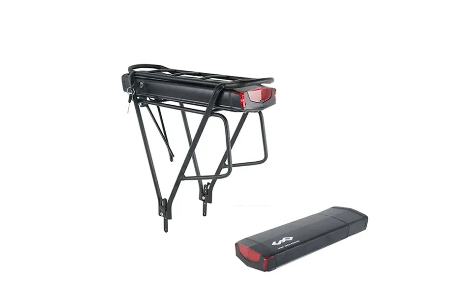 Eu Direct Unitpackpower R006 36v 15ah Rear Rack Electric Bike Battery 54km Max 3000mah Lithium Li-ion 18650 Battery Wi