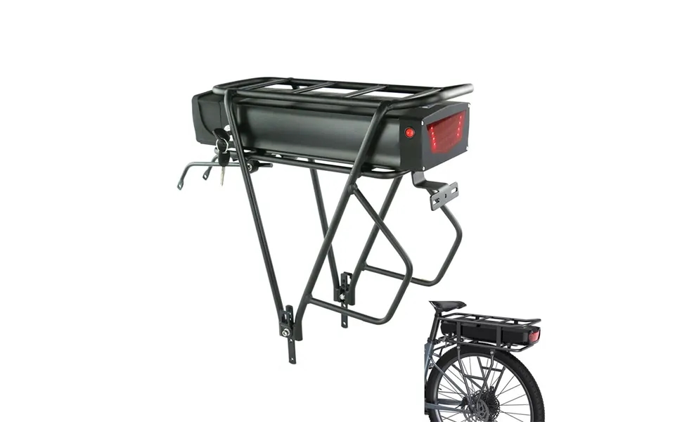Eu Direct Unitpackpower S045 48v 20ah Rear Rack Electric Bike Battery 88km Max 2500mah Lithium Li-ion 18650 Battery Wi
