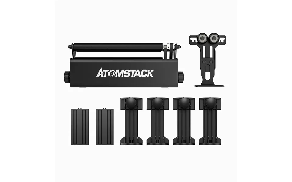Eu Us Direct Atomstack Upgraded R3 Pro Rotary Roller With Separable Support Module And Extension Towers