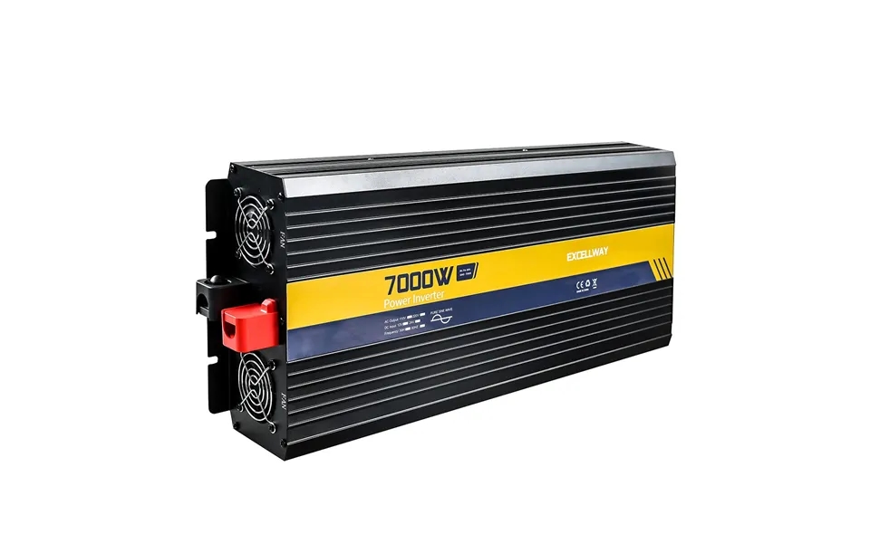 Excellway 2200-7000w Pure Sine Wave Inverter 220v 50hz Eu Standard 12v 24v Led Display Power Inverter
