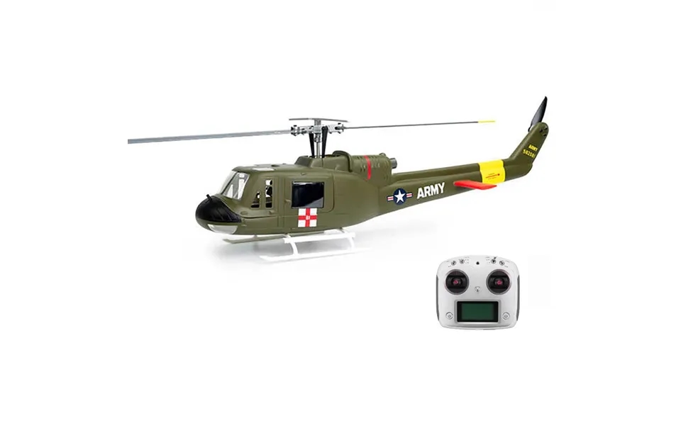 Fly Wing Uh-1 V4 Upgrade Version Class 470 6ch Brushless Motor Gps Fixed Point Altitude Hold Scale Rc Helicopter Pnp Rtf