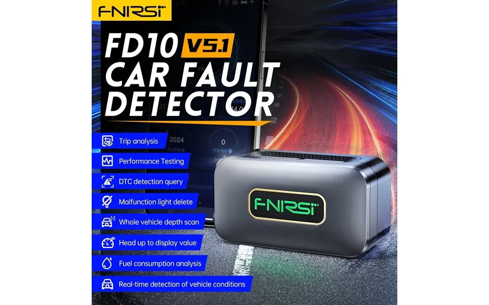 Fnirsi Fd10 Car Obd2 Scanner Code Reader Clear Error Obd Diagnostic Tool Ios Android Bluetoothv5