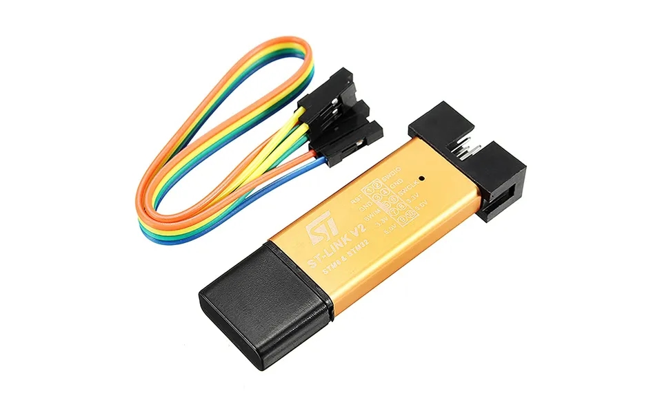 Geekcreit 3.3v 5v Xtw St-link V2 Stm8 Stm32 Simulator Programmer Downloader Debugger 500ma Fuse Short Circuit Protect