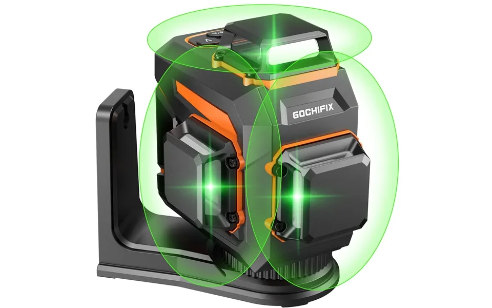 Gochifix 3x360 12 Line 3d Self-leveling Green Laser Level With Sharp 520 Laser Tube Rechargeable 5