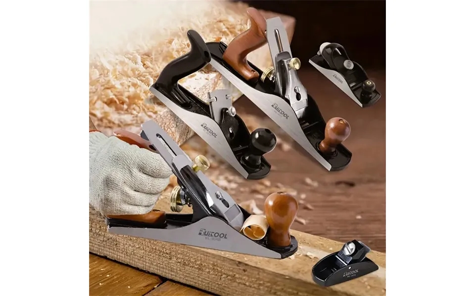 Hand Planer Adjustable Precision Smoothing Wood Plane With Sharp Blade For Surface Edge Corner Plane Trimming And Chamfe