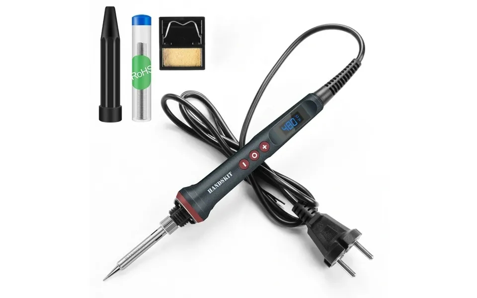Handskit 90w 927 Led Digital Soldering Iron Kit 110v 220v Adjust Temperature Electrical Soldering Iron 4 Wire Core Weldi