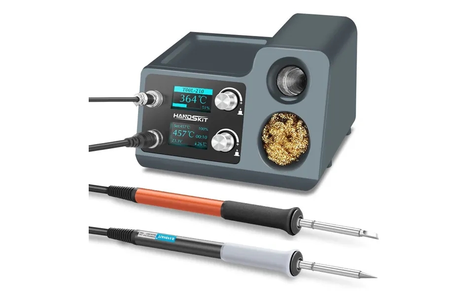 Handskit St12a 2 In 1 Hot Air Gun Soldering Station Oled Digital Adjustment Auto Sleep 1s-6s Fast Heating Repair Tool