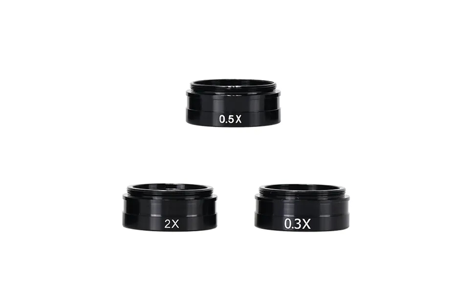 Hayear Versatile 0.3x 0.5x 2x Barlow Lens Set For C-mount Industrial Microscope 42mm Mounting Thread Enhanced Precision