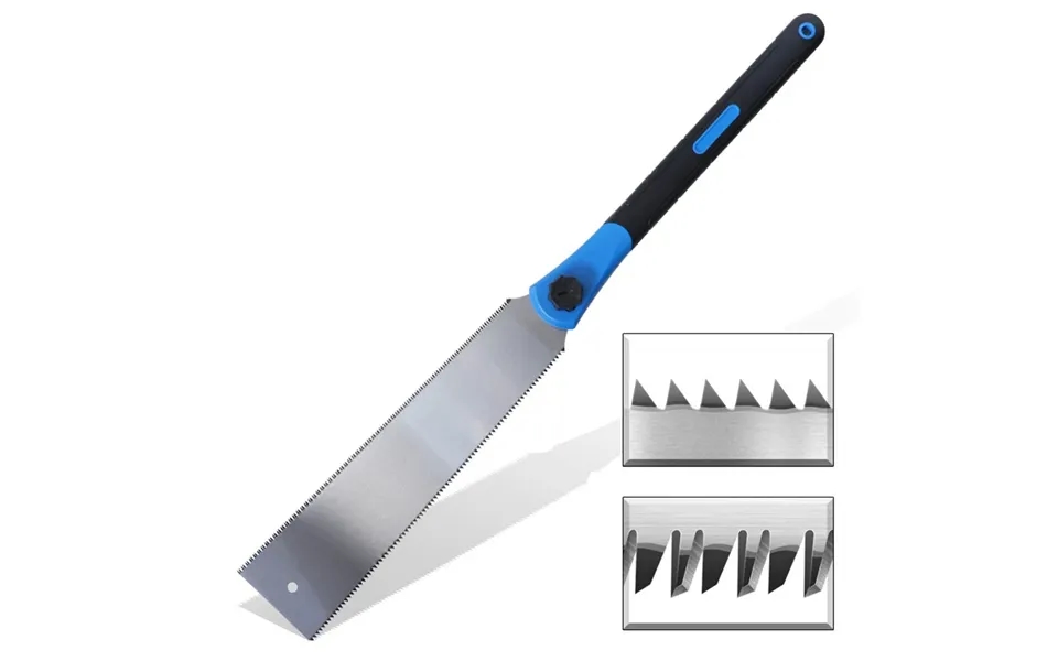 Heavy Duty Double-sided Hand Saw High Hardness Manganese Steel Blade Efficient Tri-grinding Teeth Comfortable Tpr Handle