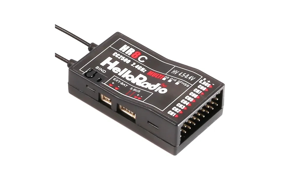 Helloradiosky Hr8c 2.4ghz 9ch Cc2500 D8 D16 Sfhss Pwm Mini Receiver For Rc Airplane Fpv Racer Drone Rc Car Boat