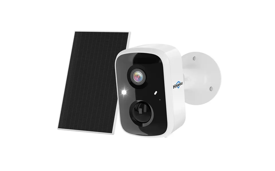 Hiseeu C90 4mp Solar Wifi Ip Camera Hd Video Night Full Color Ai Motion Detect Two-way Talk 100% Wireless With 1