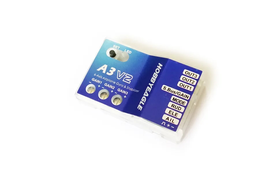 Hobbyeagle A3 V2 3-axis Airplane Avcs Gyro Stabilizer Flight Controller Stabilization System For Futaba Sbus Rc Airplane