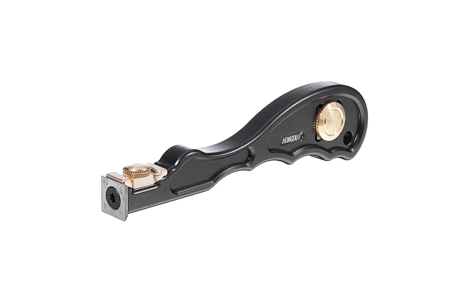 Hongdui 2 In 1 Mini Wood Carbide Insert Scraper Glue Scraper Removal Aluminum Alloy Handle Woodworking Tool