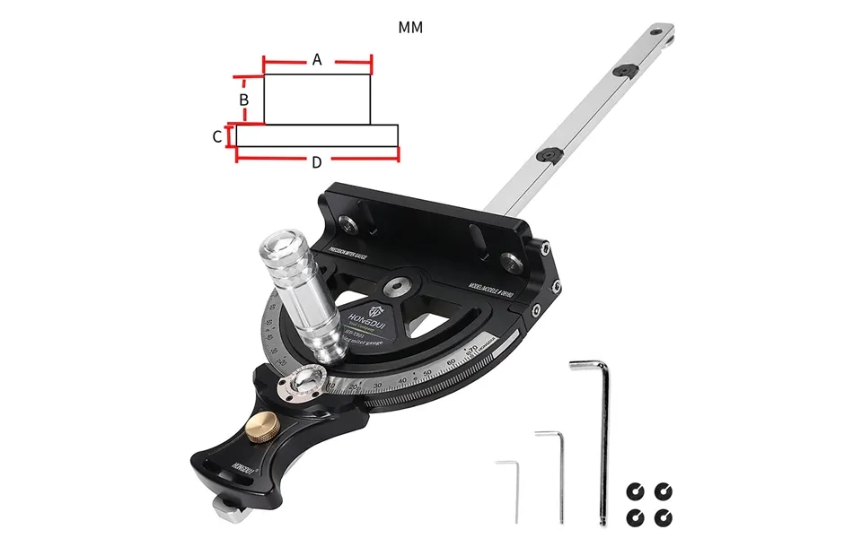 Hongdui Mitre Gauge Fit For Most Bosch Festool Dewalt Support Custom Mitre Gauge