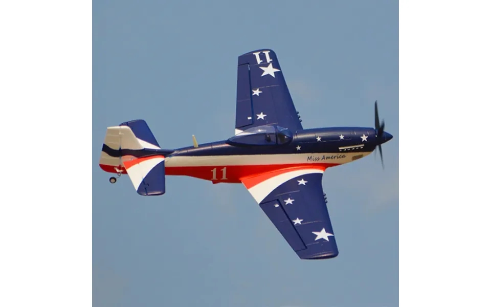 Hookll P51 Miss America 1200mm Wingspan Epo Rc Airplane Warbird Fighter Kit Pnp