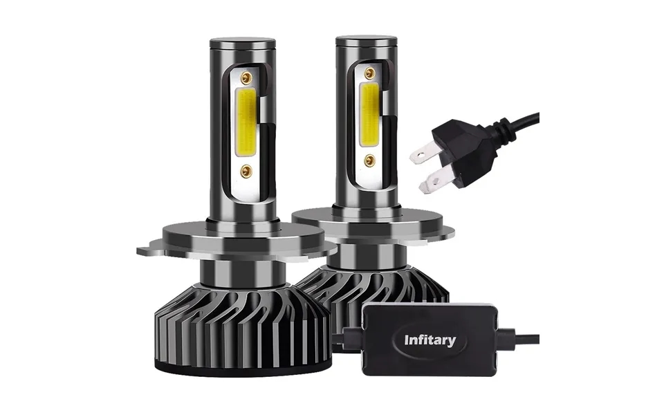 Infitary 12v H4 H7 H11 Cob Led Car Headlight Bulbs Super Bright Modified Auto Light F2