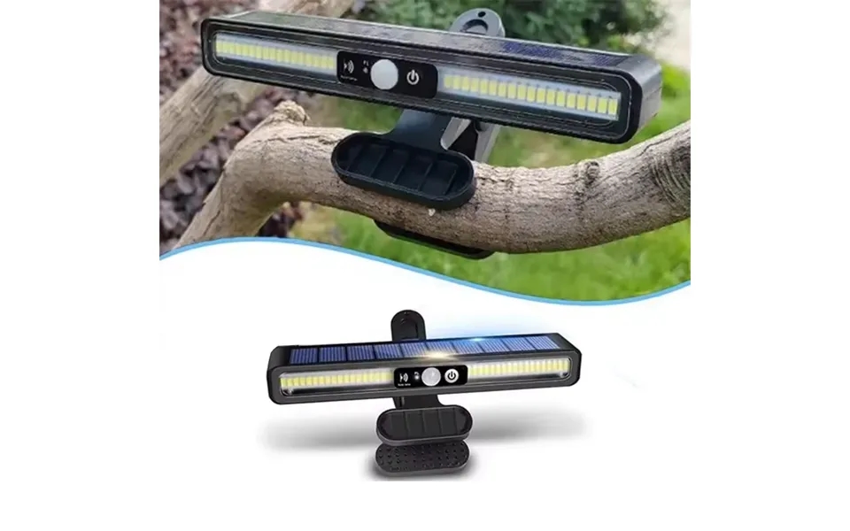 Ipree Outdoor Led Solar Clip-on Landsca Lights Waterproof Street Lantern Motion Sensor Wall Light For Garden Garage Cour