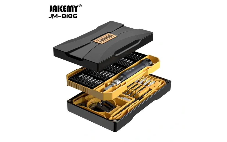 Jakemy 83-in-1 Precision Screwdriver Set Anti-slip 3d Engraved Handle With Industrial Grade N35 Magnets Versatile Cr-v A