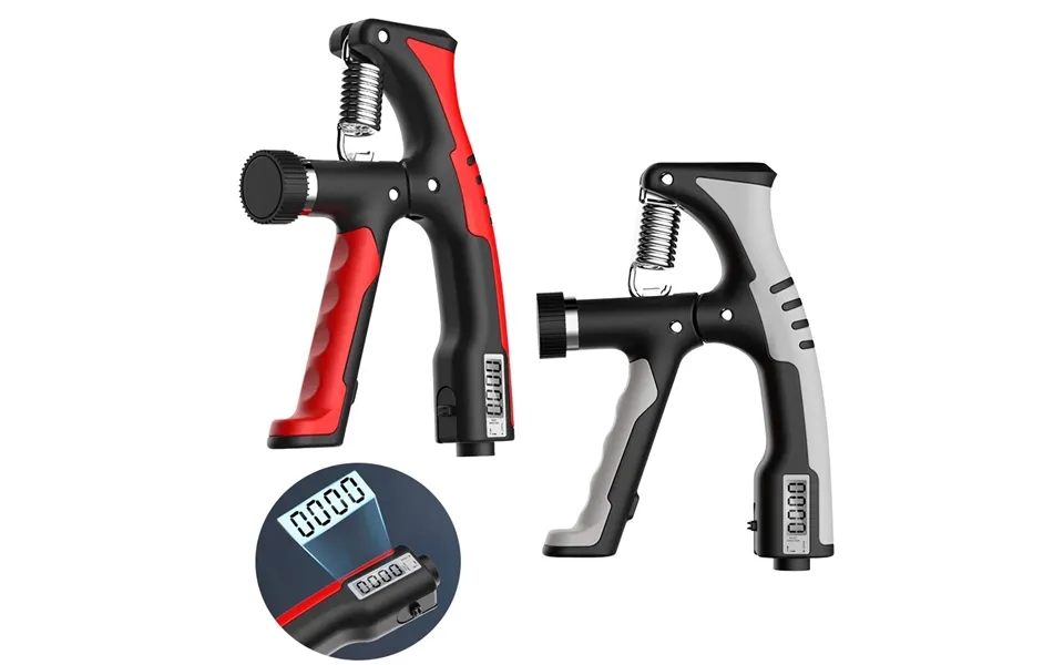 Kaload 10-100kg Electronic Smart Counting Adjustable Hand Grip Strengthener Trainer Forearm Exercise Gripper Bodybuildin