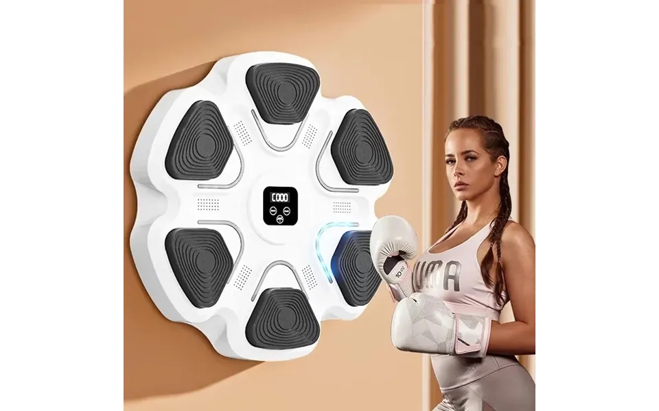 Kaload Musical Boxing Sandbag Wall-mounted 6 Targets Smart Led Luminous Boxing Machine Adult Sports Training Equipment