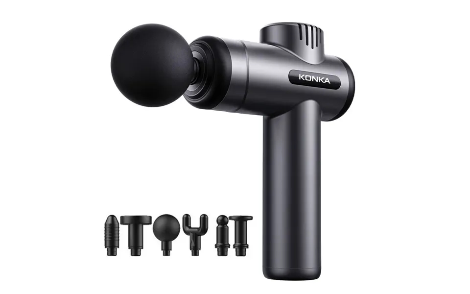 Konka V19 Fascia Gun 6 Speeds Adjustable 6 Massage Heads Massager Gun Relieve Fatigue Muscle Relaxation 1200mah