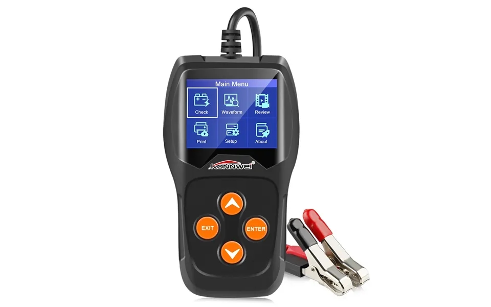 Konnwei Kw600 12v Car Battery Tester Analyzer 100 To 2000cca Cranking 30- 220 Ah