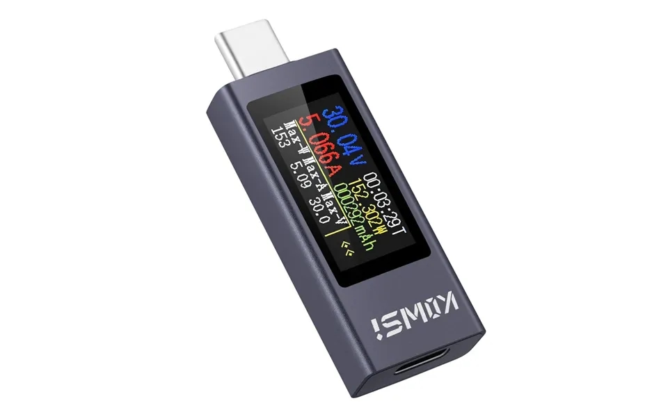 Kws-2302c Type-c Multifunctional Digital Display Dc Voltage Ampere Power Meter 0-30v 0-12a Real-time Monitoring Intellig