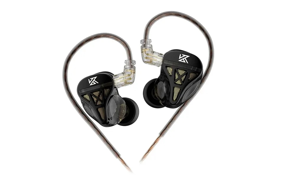 Kz Dqs Wired Earphone Deep Bass Earbuds 3.5mm Jack In-ear Earbuds Hifi Sports Game Music Earphone