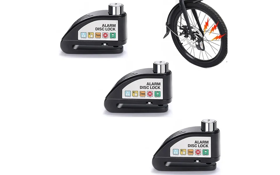 Laotie Dl01 Bicycle Disc Brake Lock 110db Loud Alarm Anti-thief Protection Aluminum Alloy Waterproof Safety With Remindi