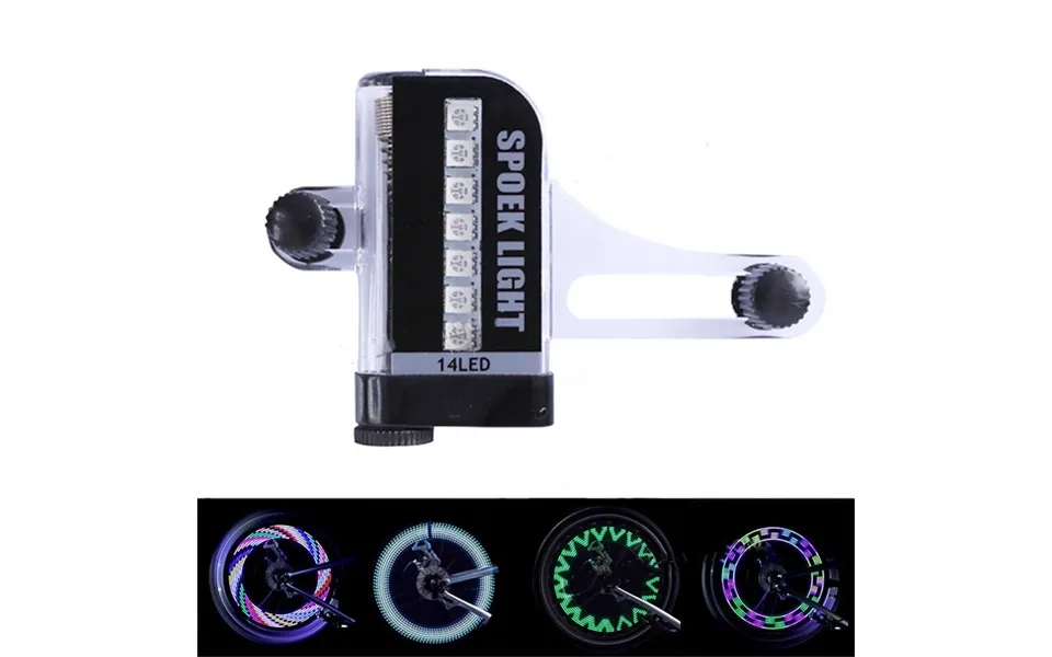 Leadbike 14 Rgb Diy Led Bike Wheel Light Rechargeable Bicycle Warning Lights Waterproof Led Neon Bike Tyre Light For Cyc