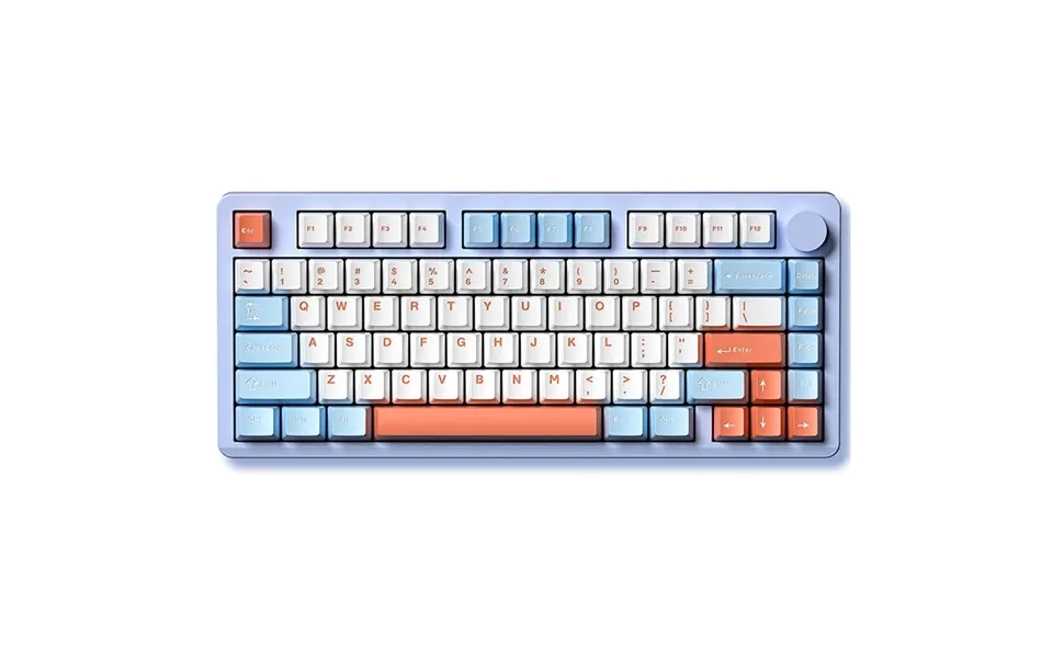 Leobog Hi8se Aluminum Alloy Mechanical Keyboard With Knob Triple Mode 80 Keys Rgb Gasket-mount Hot-swap Barbies Switch 8