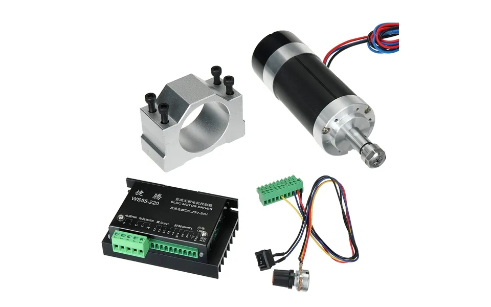 Machifit Er11 48v Dc 500w High-speed Cooling Brushless Spindle Motor For Engraving Pcb Drilling - Low Noise