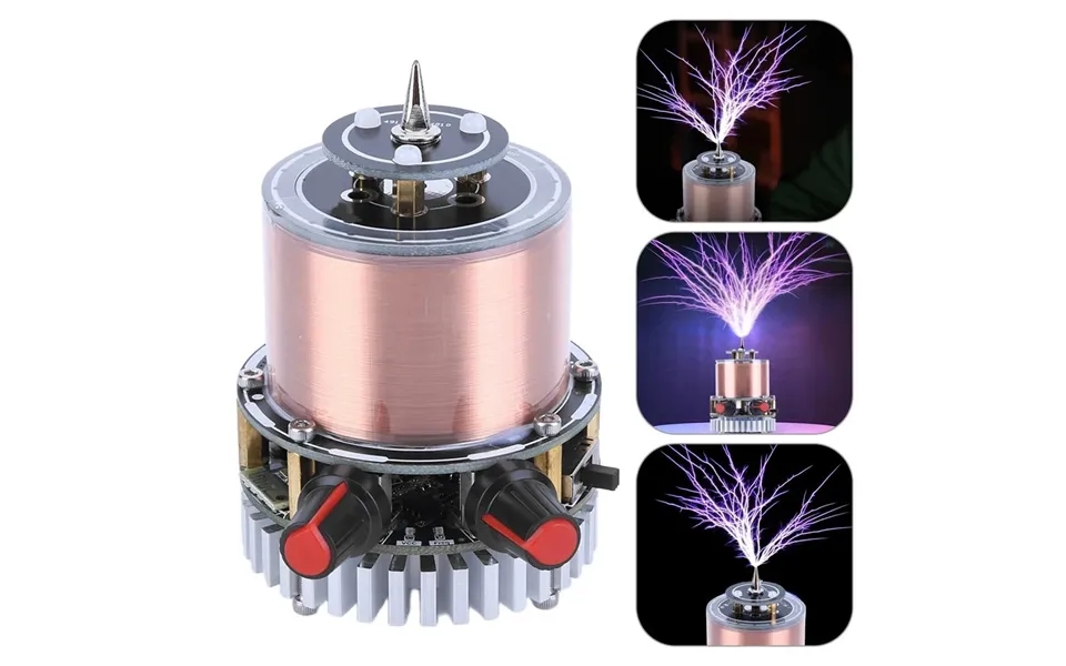 Maxgeek Sstc Mini Tesla Coil Music Double Class-e Solid State Tesla Coil Artificial Teaching Tool