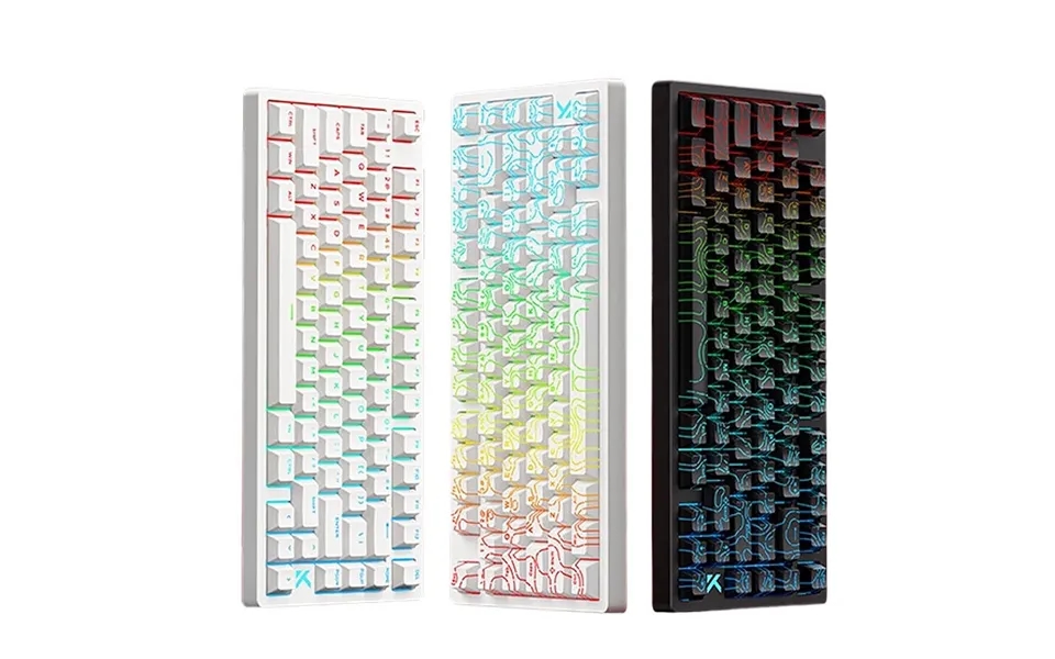 Mchose Jet 75 Hall Effect Magnetic Switch Mechanical Keyboard 80 Keys Rgb Gasket Structure 8k Polling Rate 0