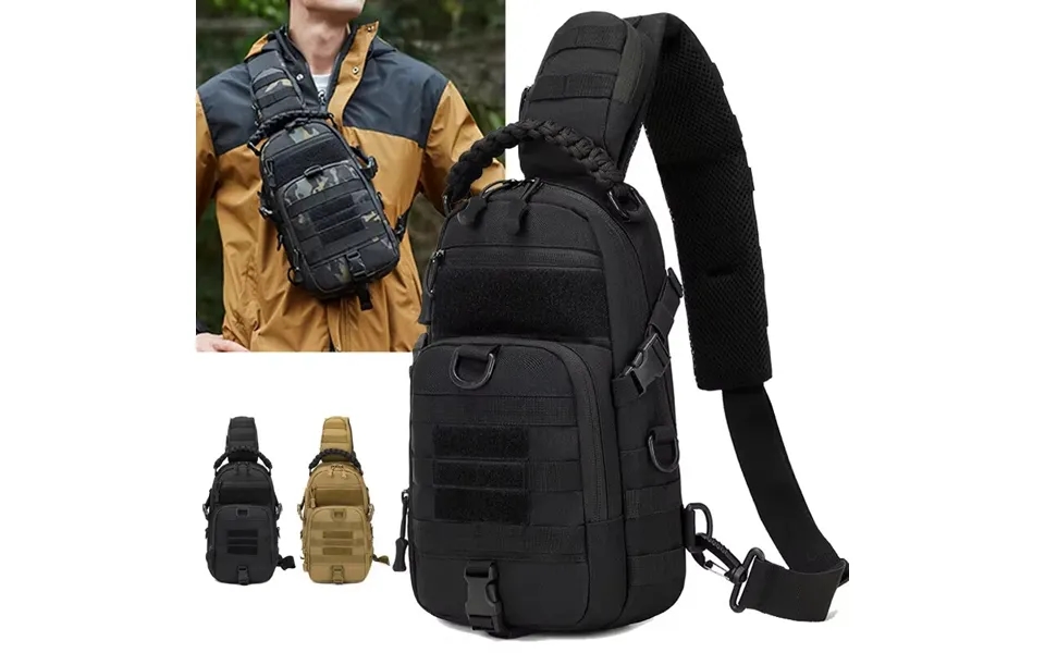 Men Fishing Chest Bag Fanny Pack Outdoor Sports Backpack Camping Hiking Climbing Cycling Shoulder Bag