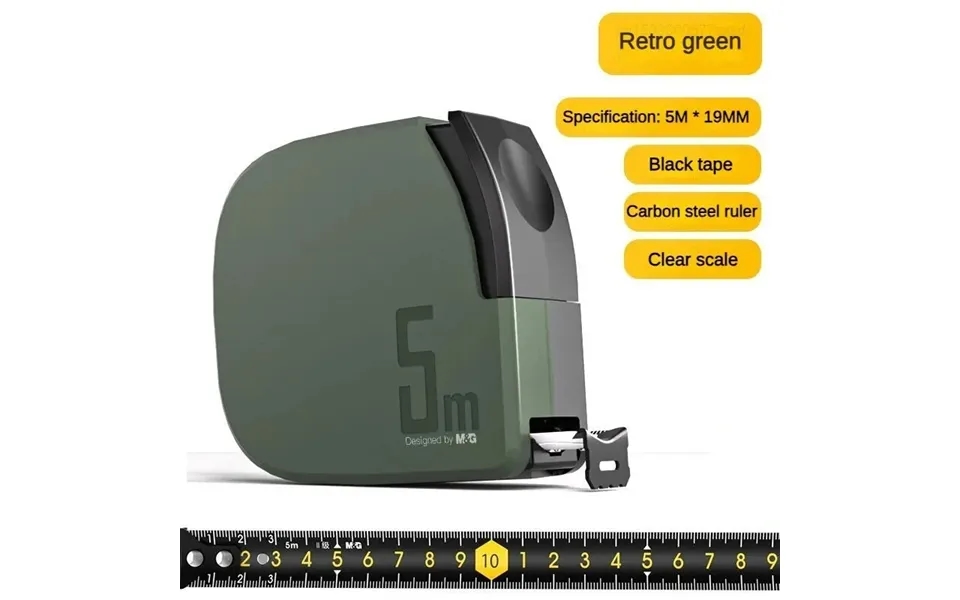 M&g 3m 5m Multifunctional Master Self-stop Steel Tape Measure High Precision Robust Multi-function Household Woodworking