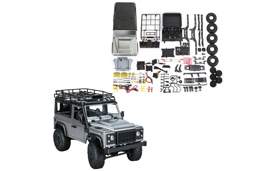 Mnrc Mn99s Kit 1 12 4wd Rc Car Diy Unassembled For Land Rover Rock Crawler Led Light Climbing Off-road Truck Vehicles Mo